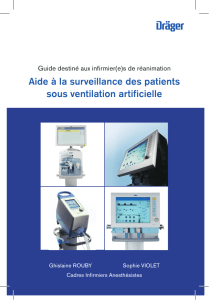 Aide à la surveillance des patients sous ventilation artificielle