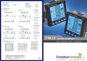 PM 20 FR - Compteur