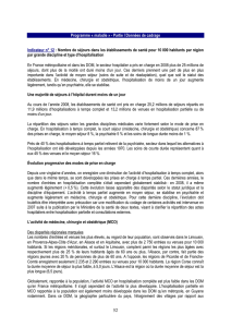 Nombre de séjours dans les établissements de