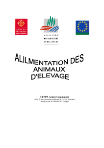ABC de l`alimentation - CFPPA Ariège Comminges