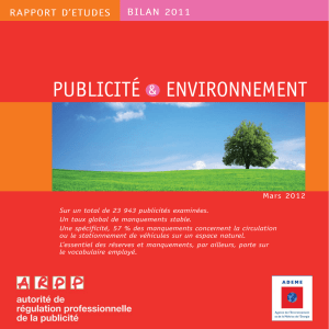 Publicité et environnement