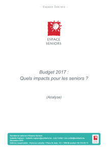 Budget 2017 : Quels impacts pour les seniors ? (Analyse)