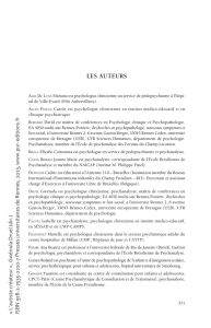Les auteurs (Fichier pdf, 177 Ko) - Presses Universitaires de Rennes