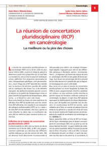 RCP en cancerologie - Centre Hospitalier