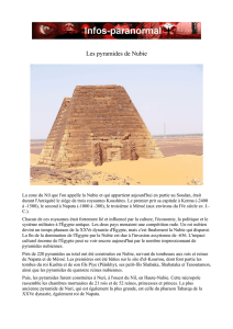 Les pyramides de Nubie - Infos