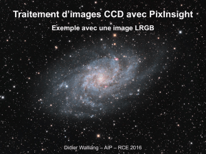 Traitement d`images CCD avec PixInsight
