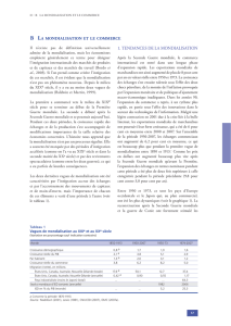 B. La mondialisation et le commerce