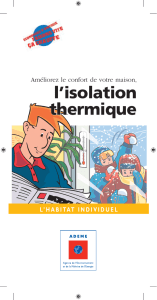 l`isolation thermique
