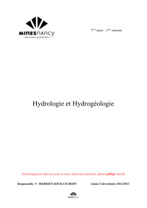 Poly Hydrogéologie-Hydrologie