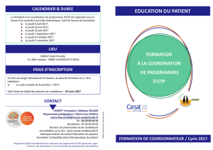 Form Coordination programmes Cycle 2017