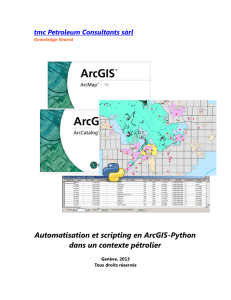 Automatisation et scripting en ArcGIS