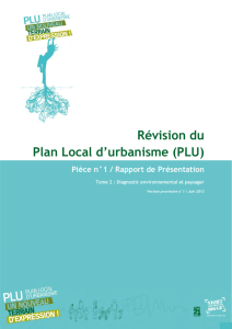 Révision du Plan Local d`urbanisme (PLU)