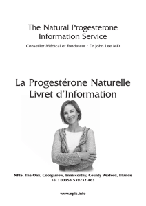 TLR3067 NPIS Handbook 2009 - The Natural Progesterone