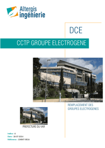 cctp groupe electrogene