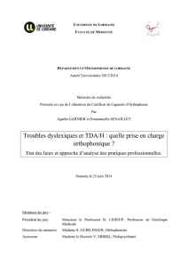 Troubles dyslexiques et TDA/H : quelle prise en charge orthophonique