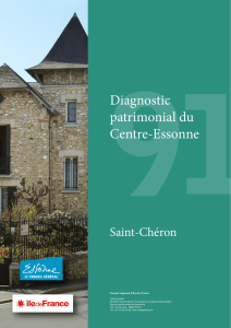 Diagnostic patrimonial de la commune de Saint-Chéron