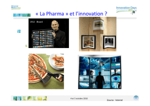La Pharma » et l`innovation