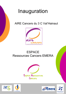 AIRE Cancers et ERC2 - Centre Hospitalier de Valenciennes