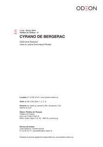 Cyrano de Bergerac - dossier de presse - Odéon