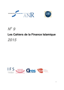 Les cahiers de la Finance Islamique n°9