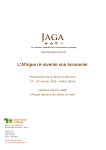 L`Afrique ré-invente son économie