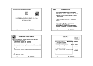 la programmation objet en java introduction la