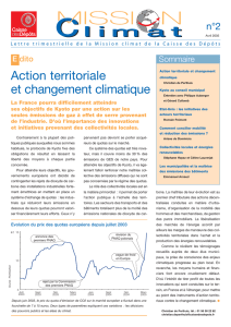 MISSION CLIMAT n°2 - Action territoriale et changement climatique