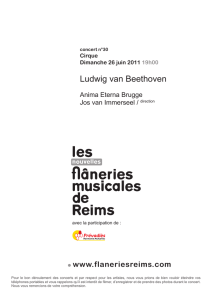 Ludwig van Beethoven - les Flâneries Musicales de Reims