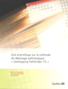 Genotyping PathFinder TG