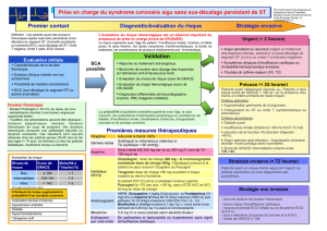 SCA ST- 2011 - Protocoles d`urgences