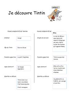 Je découvre Tintin