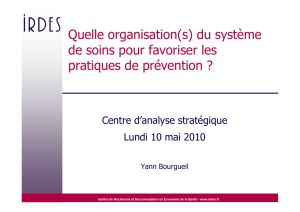 Intervention de Yann Bourgueil - Les Archives de strategie.gouv.fr