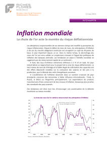 Moniteur de l`inflation mondiale - Véronique Riches