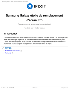 Samsung Galaxy étoile de remplacement d`écran Pro