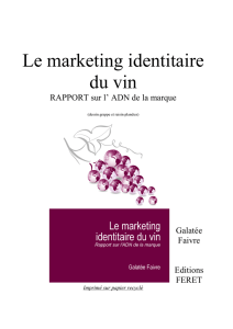 Le marketing identitaire du vin