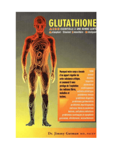 plus de détails sur le Glutathion