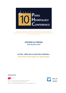 DOSSIER de PRESSE - Paris Hepatology Conference