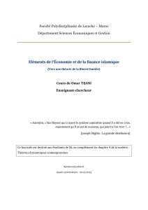 Economie islamique.