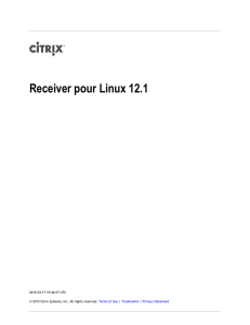 Receiver pour Linux 12.1