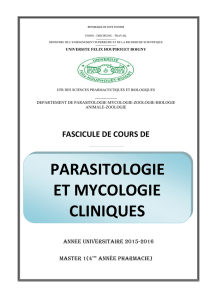 parasitologie et mycologie cliniques
