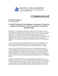 communiqué - Business Council of Canada