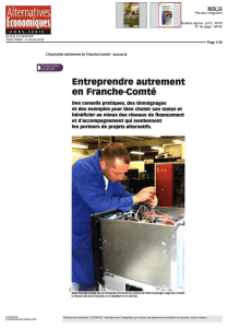Entreprendre autrement en Franche-Comté