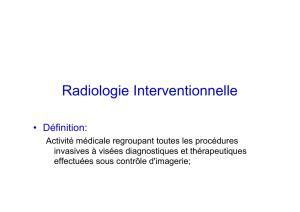 Radiologie Interventionnelle