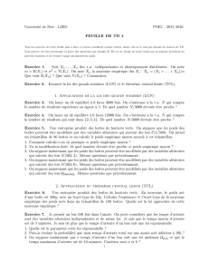 Université de Nice - L2EG POE1 - 2015/2016 FEUILLE DE TD 4