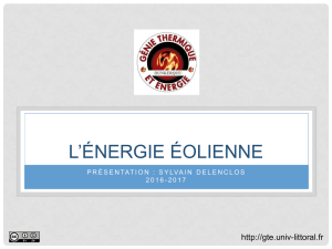 L`énergie éolienne