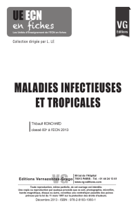 maladies infectieuses et tropicales