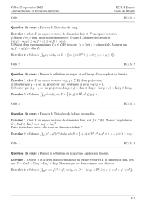Algèbre linéaire / Intégrales multiples - Jean