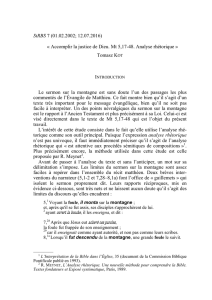 Accomplir la justice de Dieu. Mt 5,17