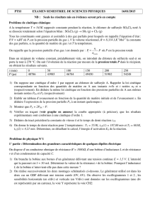 Seuls les résultats mis en évidence seront pris en compte Probl