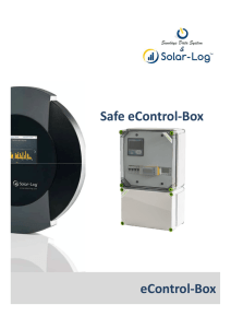 Safe e-control box
